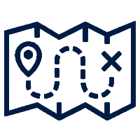 icon of a map